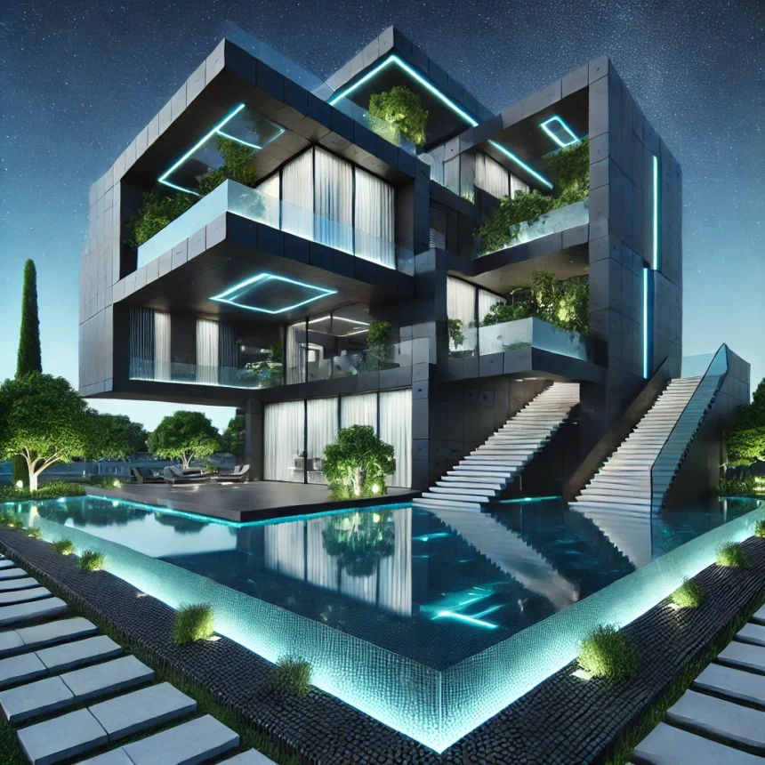 minecraft modern house